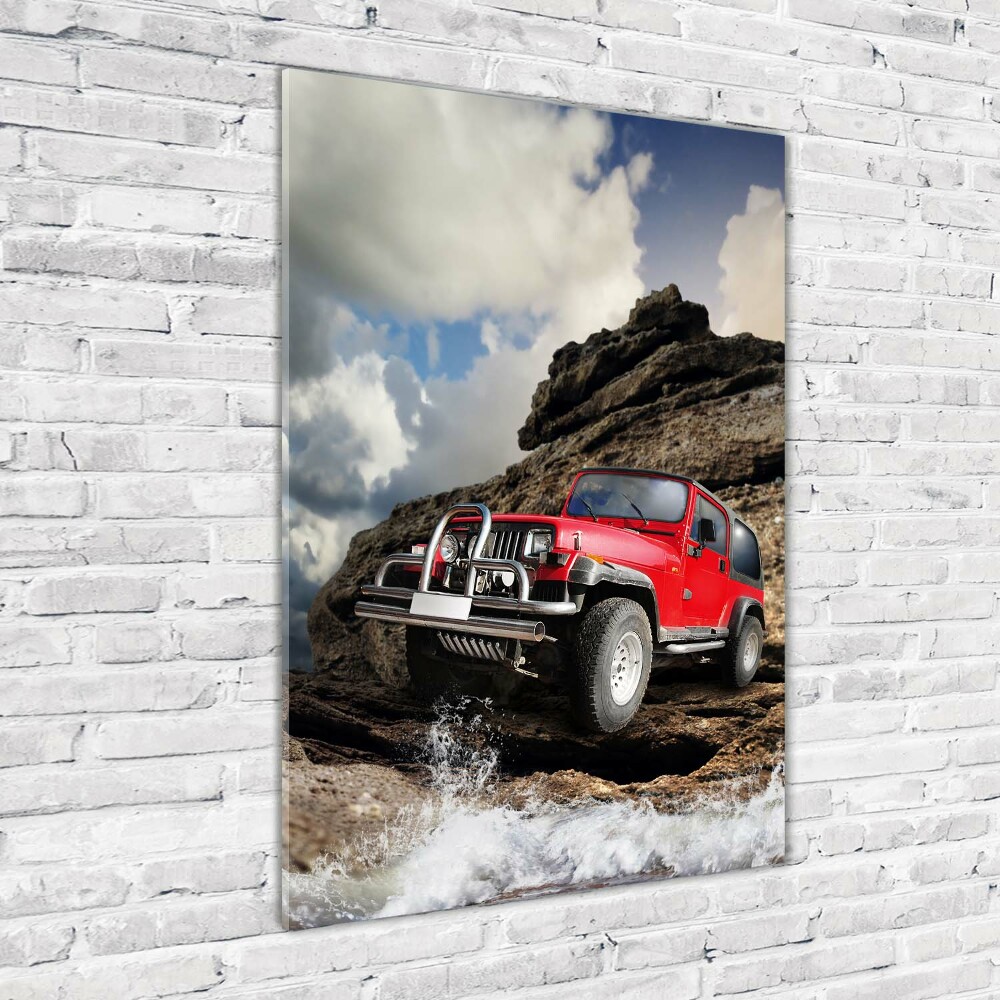 Acrylic print Off-road car