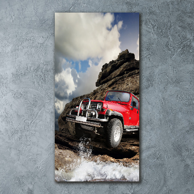 Acrylic print Off-road car