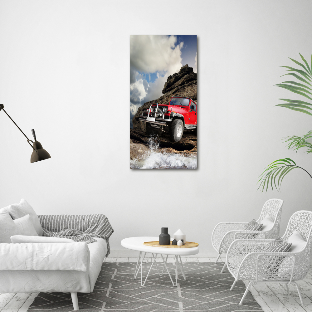 Acrylic print Off-road car