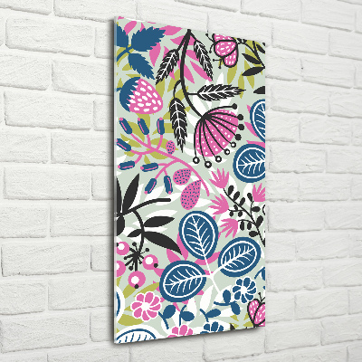 Wall art acrylic Flowers