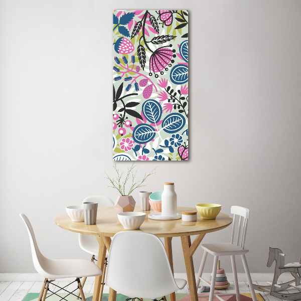 Wall art acrylic Flowers