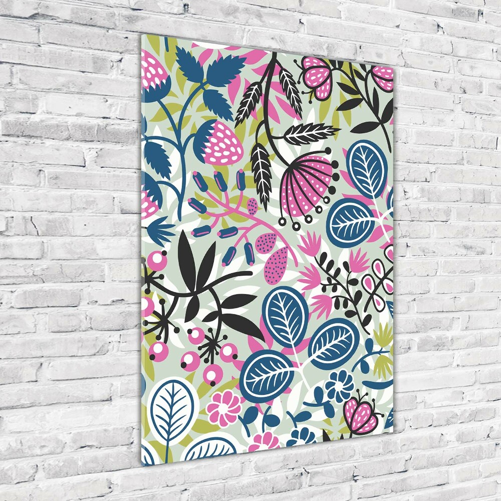 Wall art acrylic Flowers