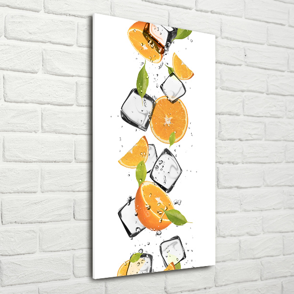 Print on acrylic Oranges and ice