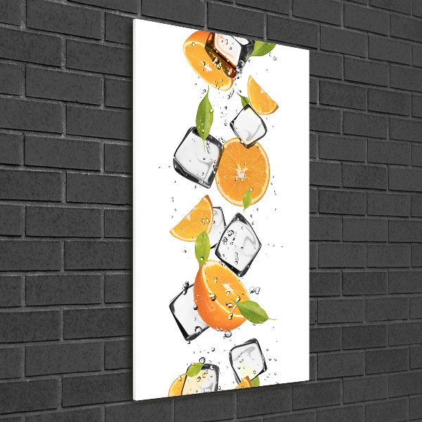 Print on acrylic Oranges and ice