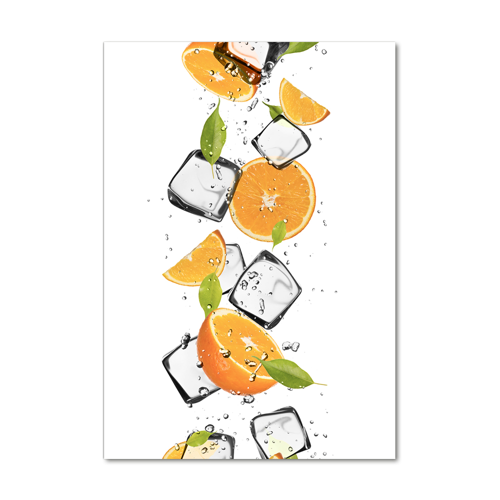 Print on acrylic Oranges and ice