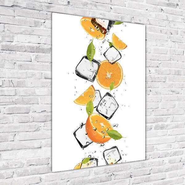 Print on acrylic Oranges and ice