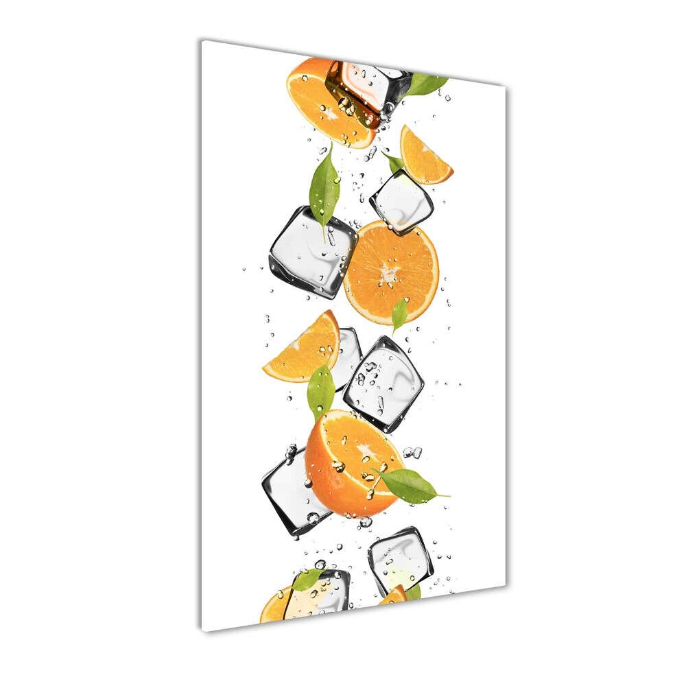 Print on acrylic Oranges and ice