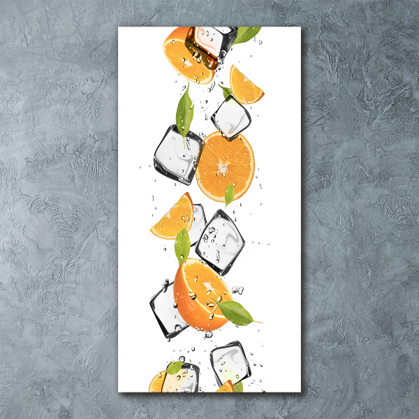 Print on acrylic Oranges and ice