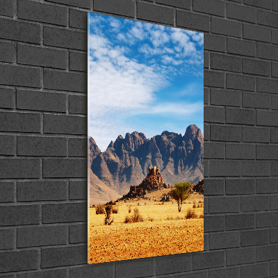 Print on acrylic glass Namibia desert