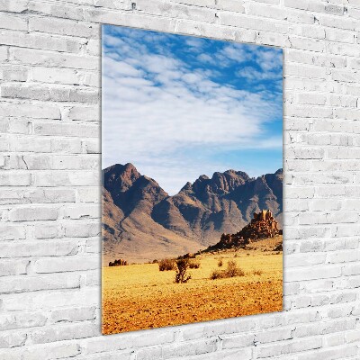 Print on acrylic glass Namibia desert