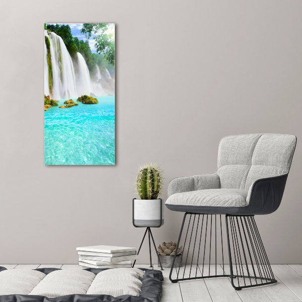 Acrylic glass print Waterfall