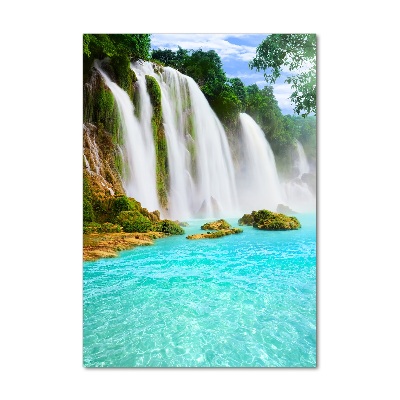 Acrylic glass print Waterfall