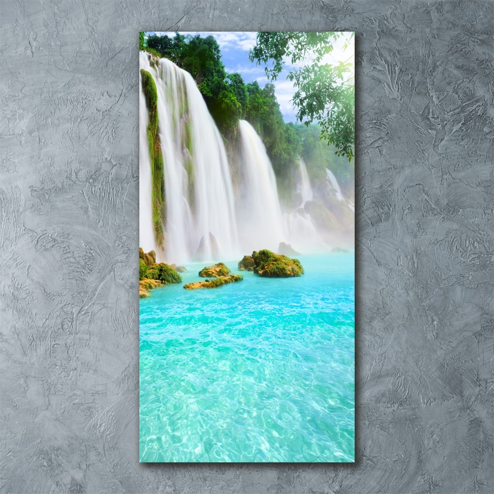 Acrylic glass print Waterfall