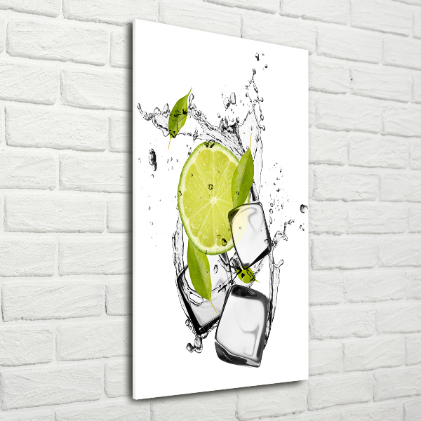 Print on acrylic Lime and ice