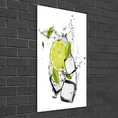 Print on acrylic Lime and ice