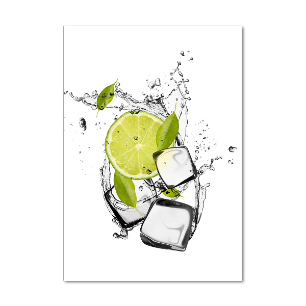 Print on acrylic Lime and ice