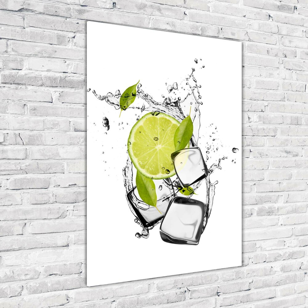 Print on acrylic Lime and ice