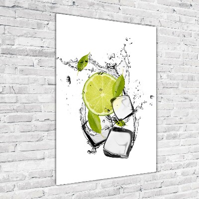 Print on acrylic Lime and ice