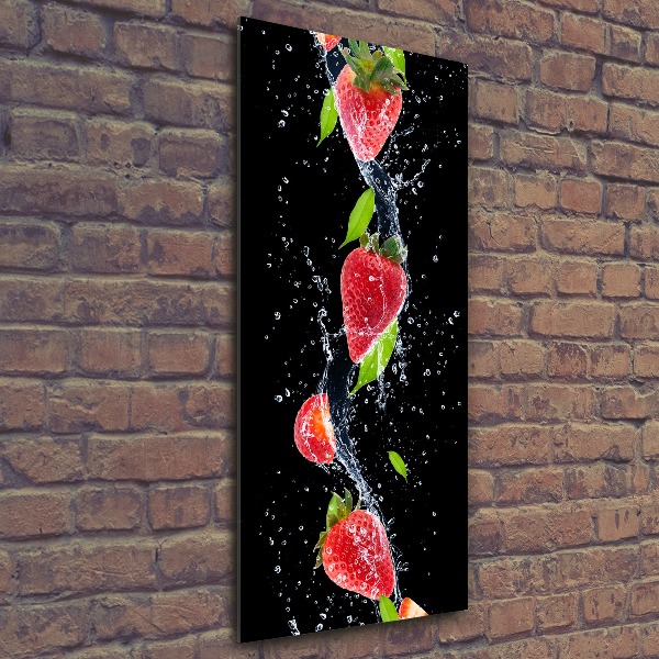 Wall art acrylic Strawberries