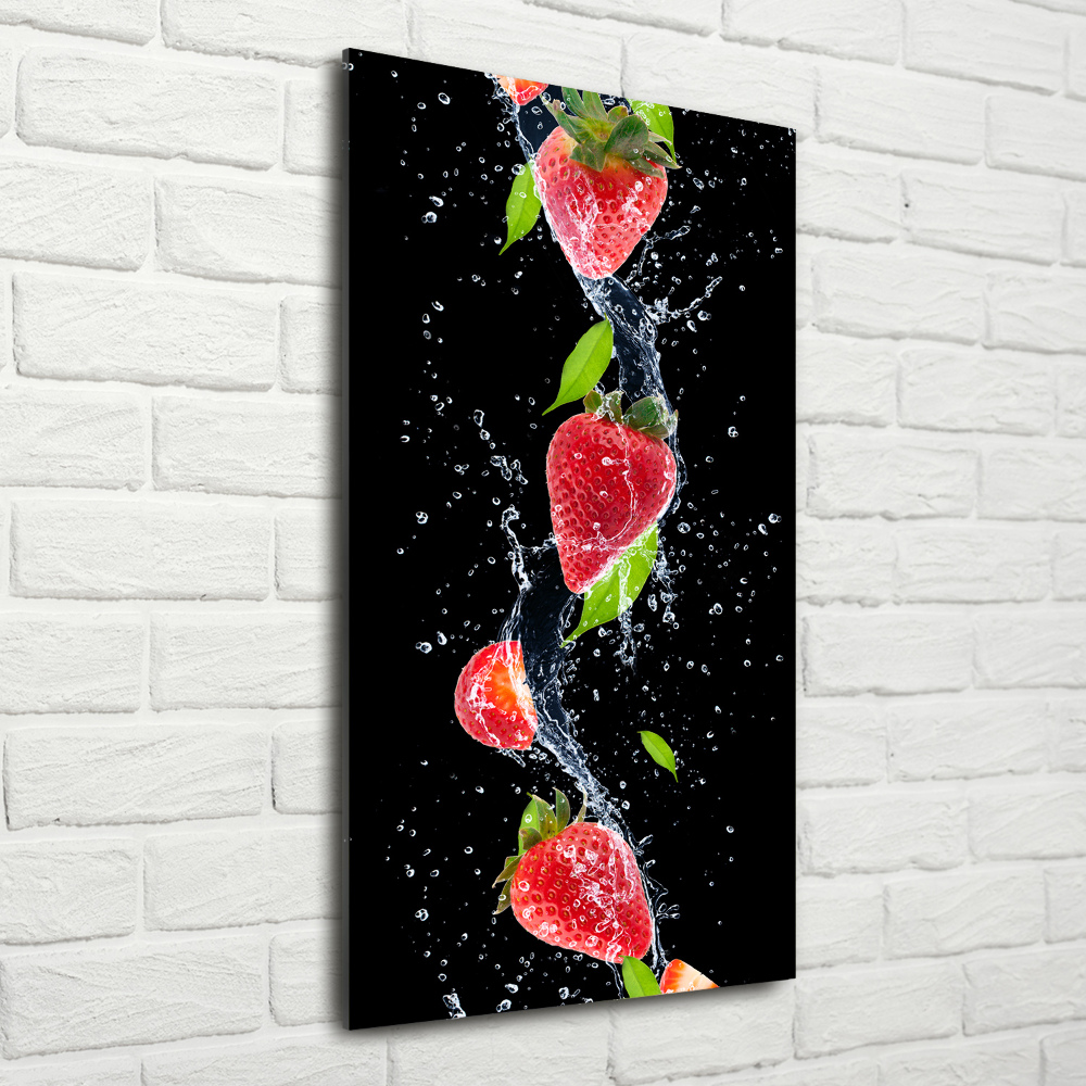 Wall art acrylic Strawberries