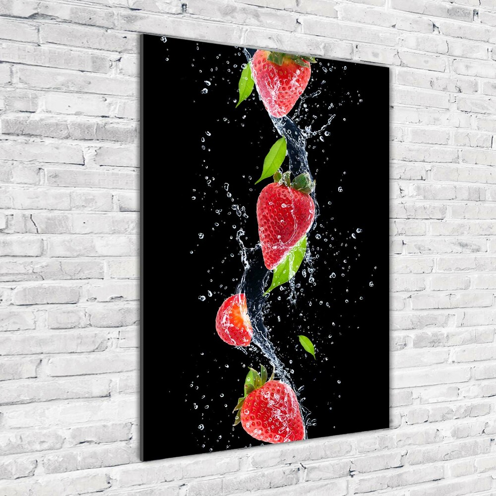 Wall art acrylic Strawberries