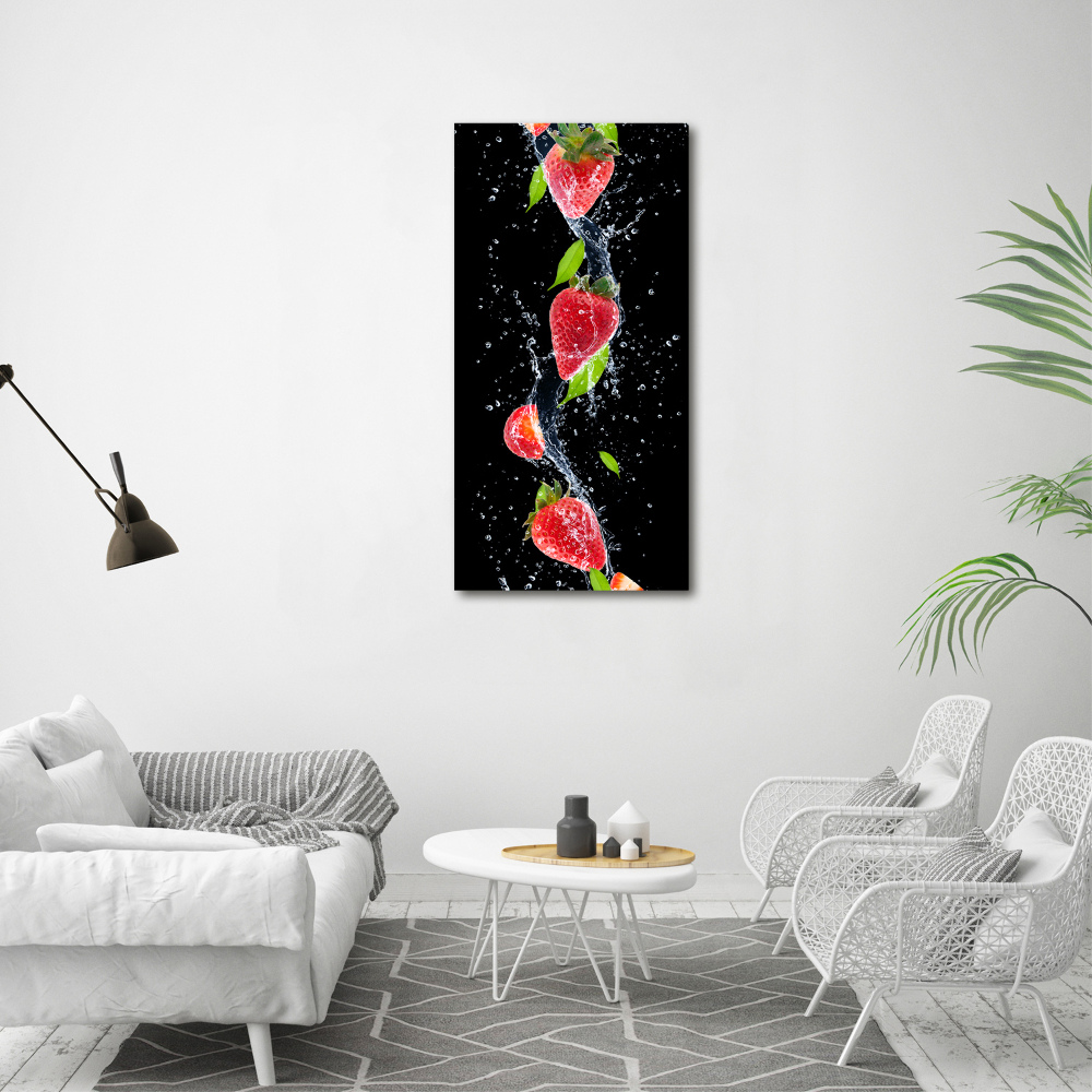 Wall art acrylic Strawberries