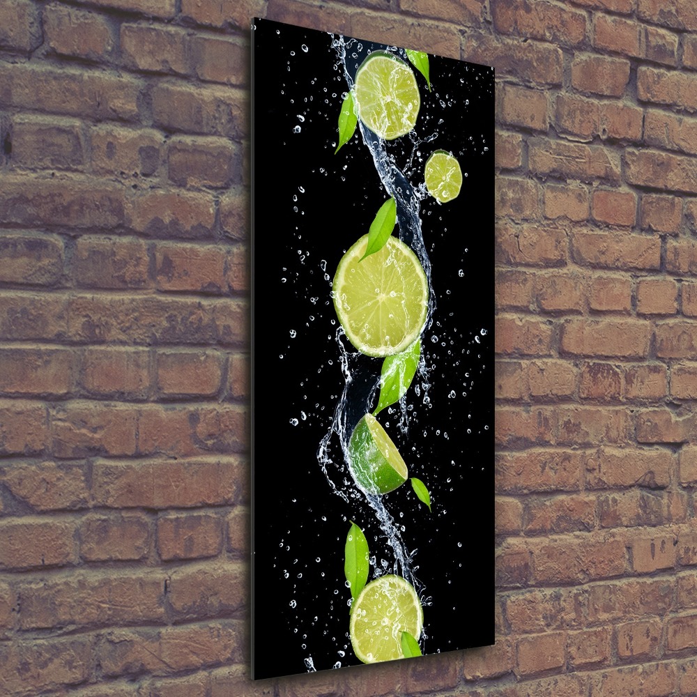 Acrylic wall art Lime