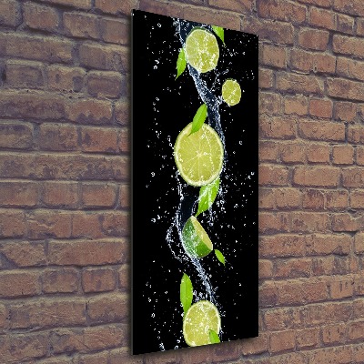 Acrylic wall art Lime