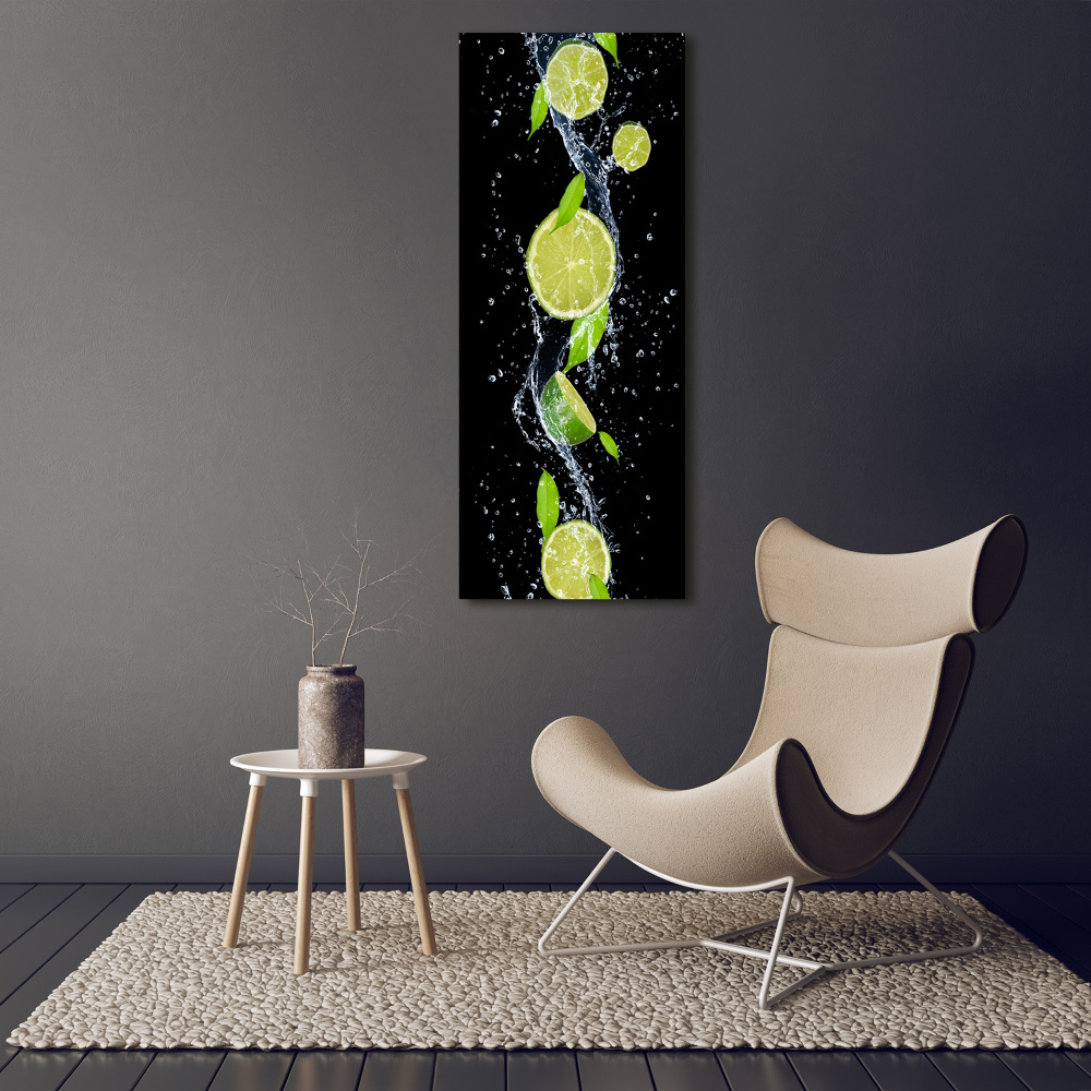 Acrylic wall art Lime