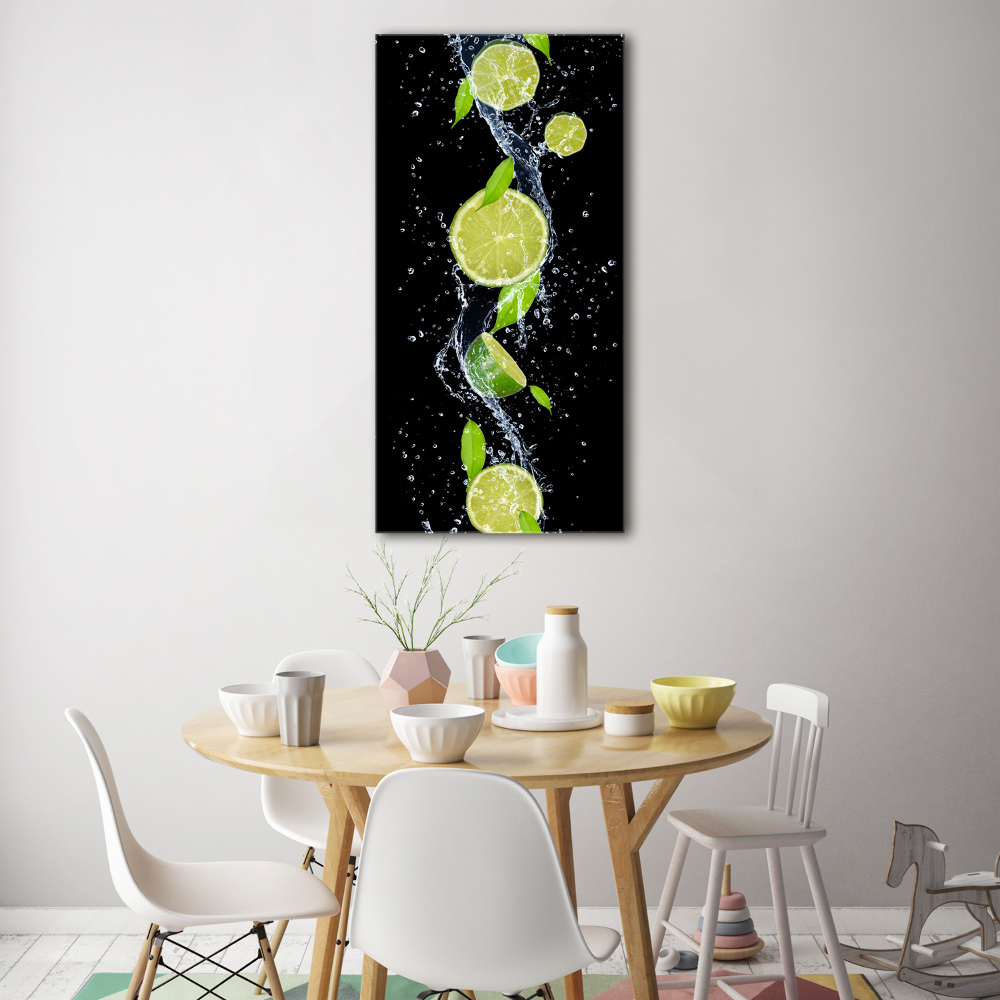 Acrylic wall art Lime