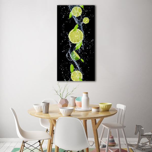 Acrylic wall art Lime