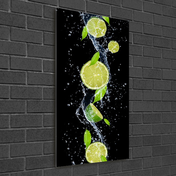 Acrylic wall art Lime