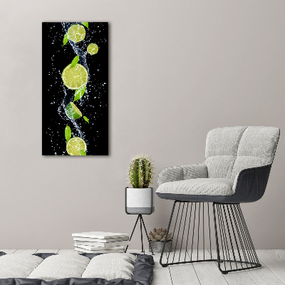 Acrylic wall art Lime