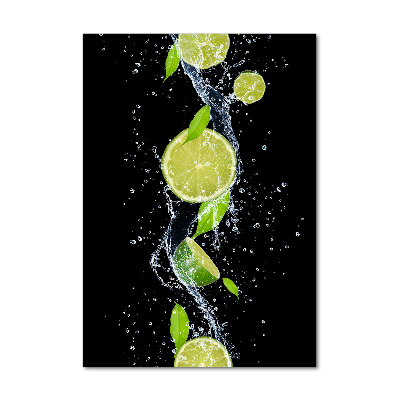 Acrylic wall art Lime