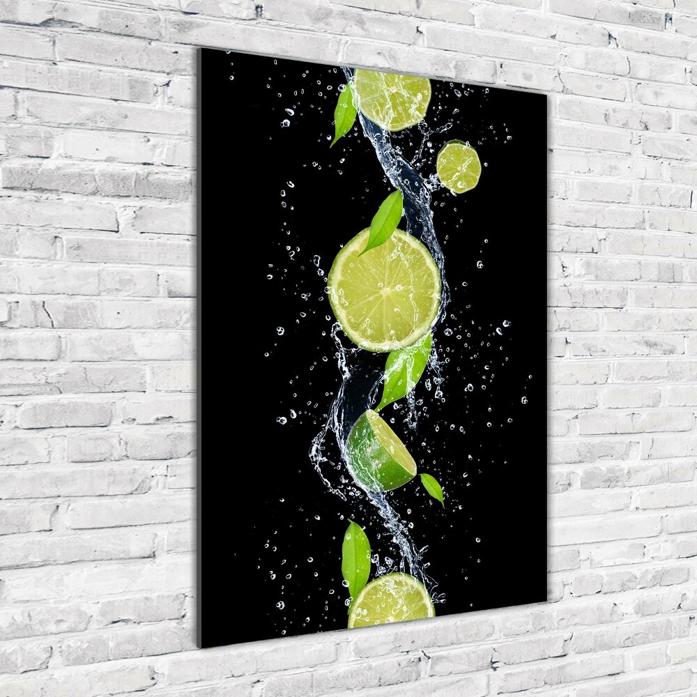 Acrylic wall art Lime