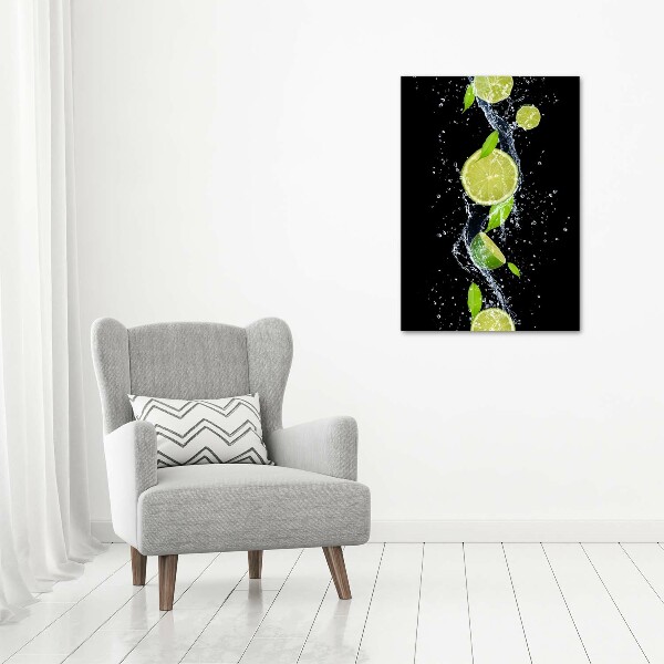 Acrylic wall art Lime