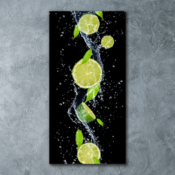 Acrylic wall art Lime