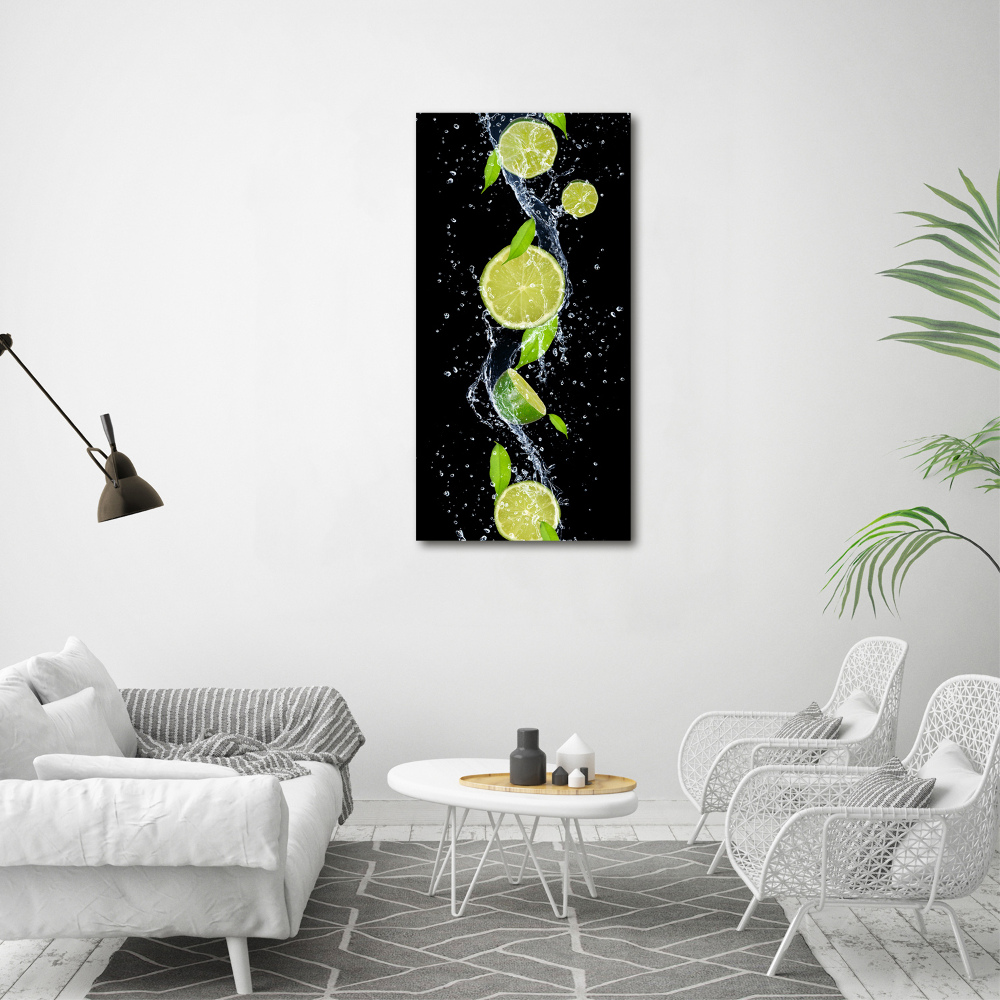 Acrylic wall art Lime