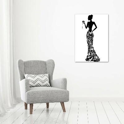 Print on acrylic Fashion illustration