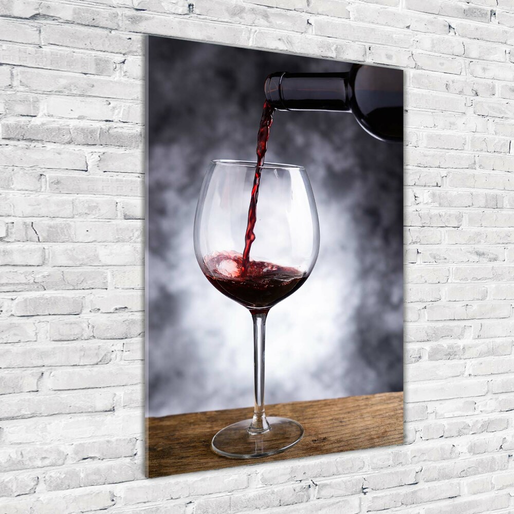 Print on acrylic Red wine