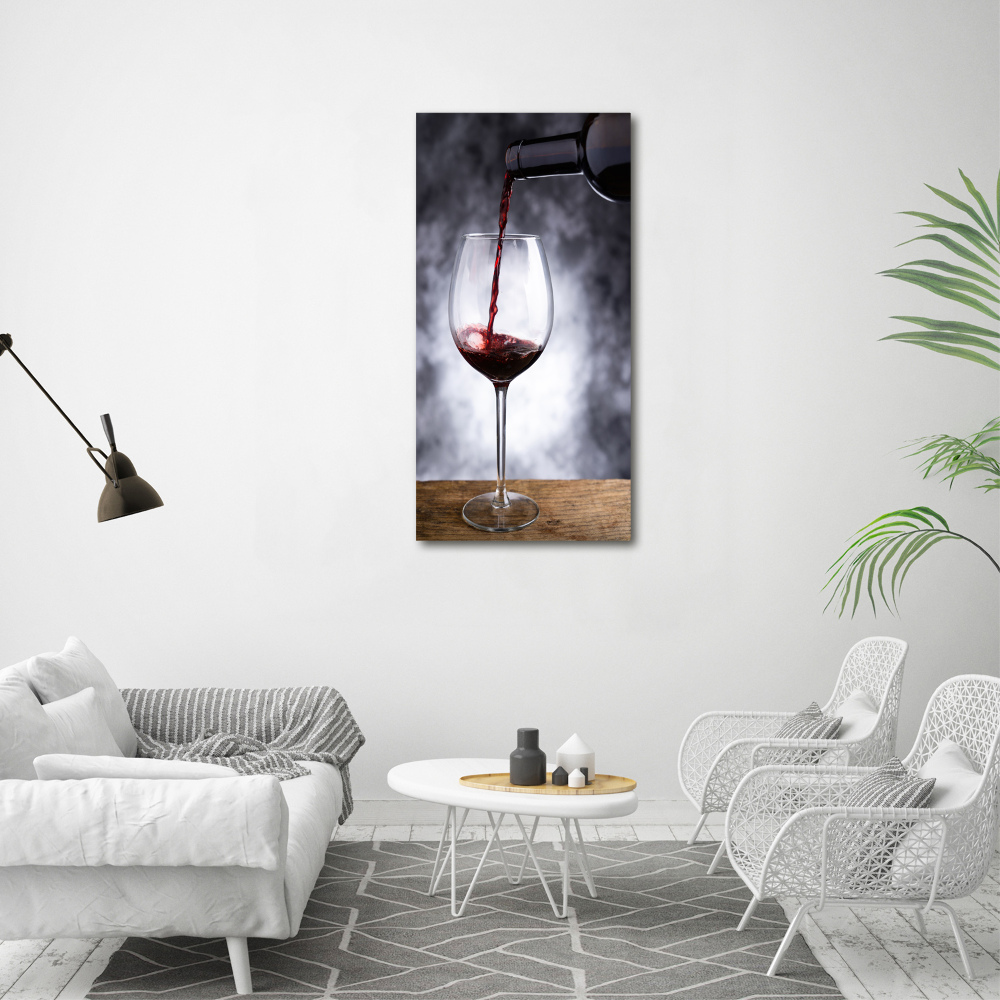 Print on acrylic Red wine