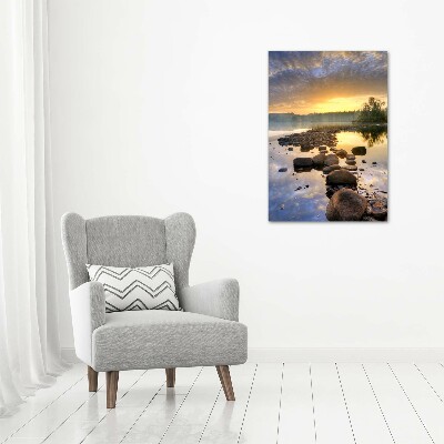 Acrylic glass print Lake