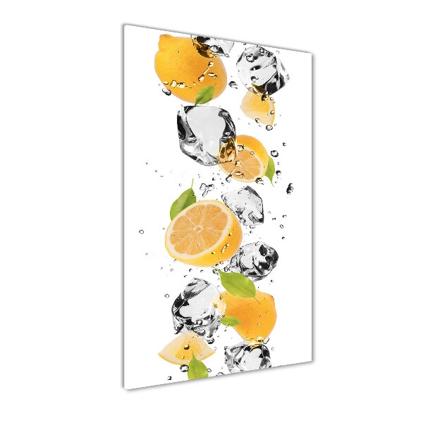 Wall art acrylic Lemons and water