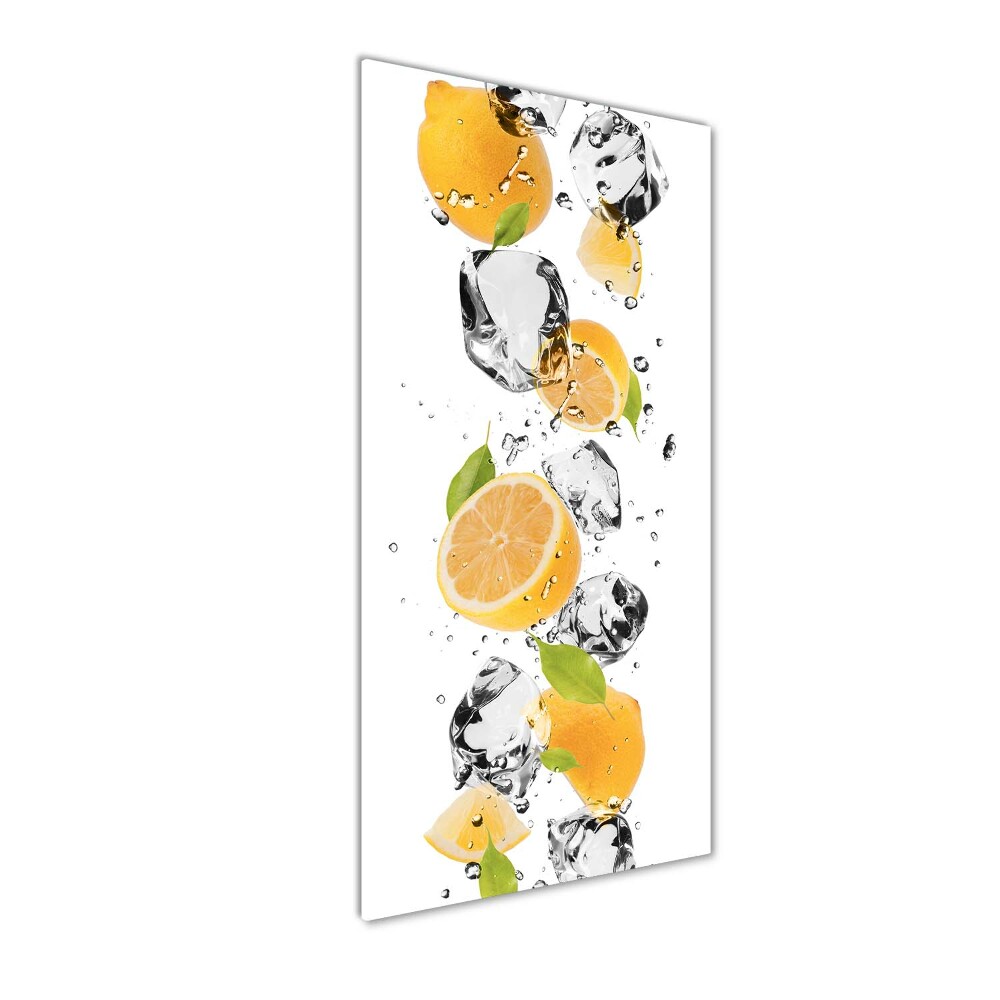 Wall art acrylic Lemons and water