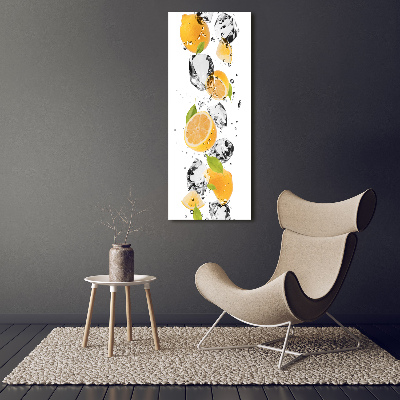 Wall art acrylic Lemons and water