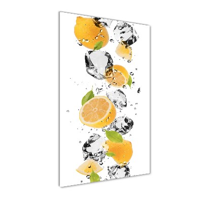 Wall art acrylic Lemons and water