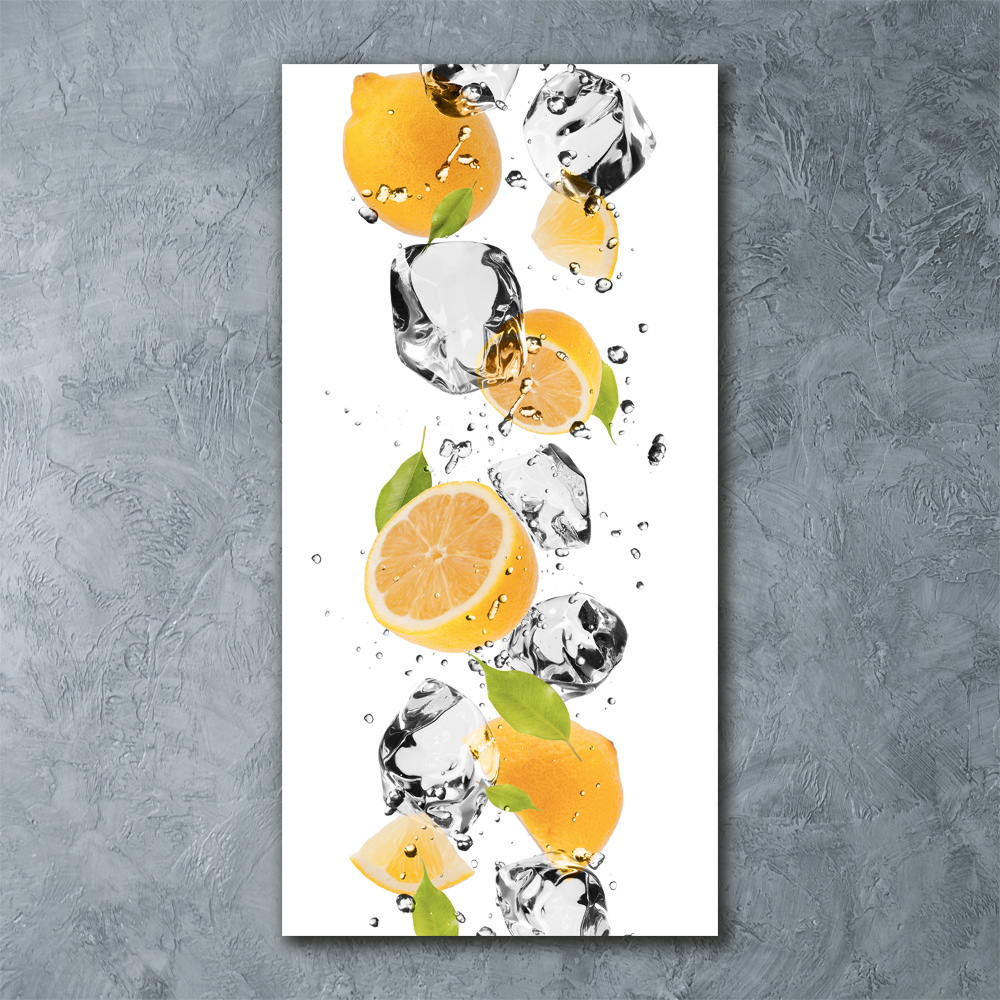 Wall art acrylic Lemons and water