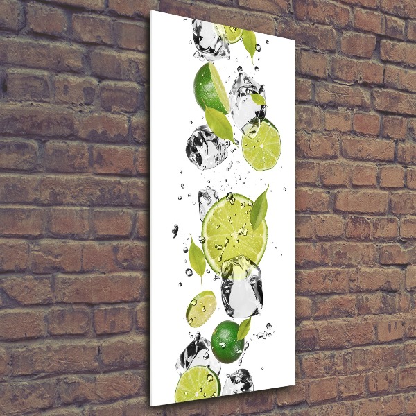 Wall art acrylic Lime and water