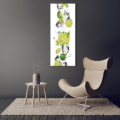 Wall art acrylic Lime and water