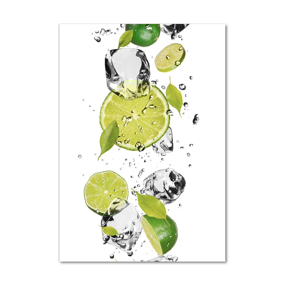 Wall art acrylic Lime and water